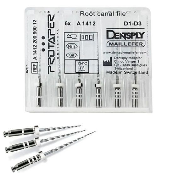 Dentsply ProTaper Universal Engine NiTi Endodontic Files – 24 Pack, Endodontics